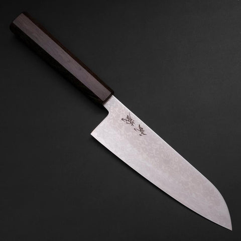 Santoku VG-10 Damascus Ashwood Handle 170mm