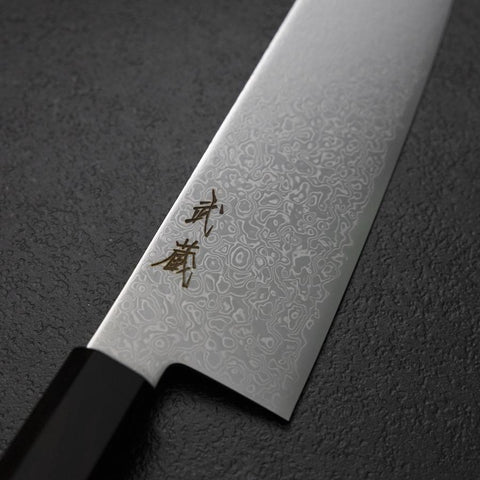 Santoku VG-10 Damascus Ebony Handle 180mm
