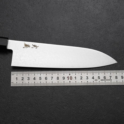 Santoku VG-10 Damascus Ebony Handle 180mm