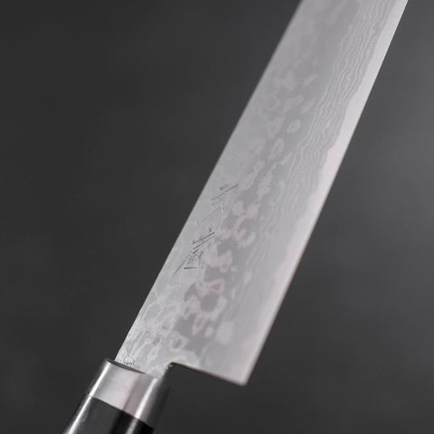 Santoku VG-10 Damascus Western Black Handle 170mm