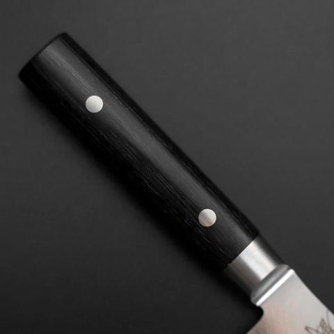 Santoku VG-10 Damascus Western Black Round Handle 135mm