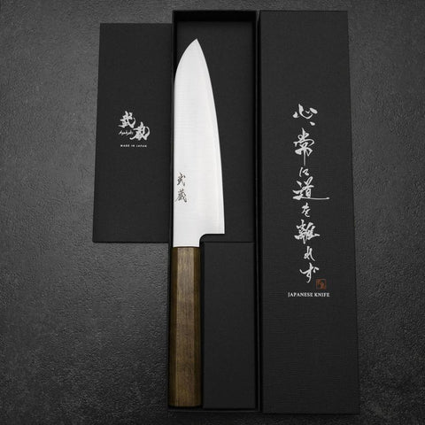 Santoku VG-10 Polished Ovangkol Handle 180mm