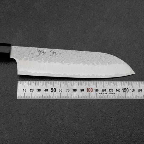 Santoku VG-10 Tsuchime Buffalo Ebony Handle 165mm