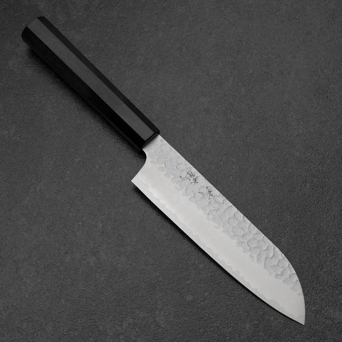 Santoku VG-10 Tsuchime Buffalo Ebony Handle 165mm
