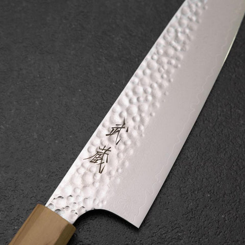 Santoku VG-10 Tsuchime Manche en Olivier 165mm