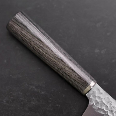 Santoku VG-10 Tsuchime Oval Charcoal Handle 165mm
