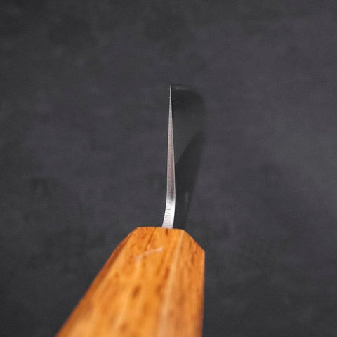 Santoku White Steel #1 Polished Yaki Urushi Handle 165mm