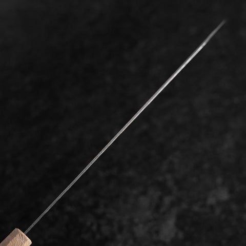 Sujihiki  440C Nashiji Damascus Mirror White Urushi Handle 240mm