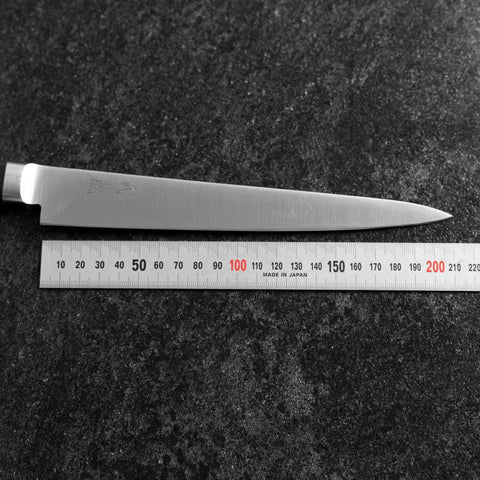 Sujihiki Molybdenum Polished Western Black Handle 210mm