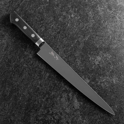 Sujihiki Molybdenum Polished Western Black Handle 250mm