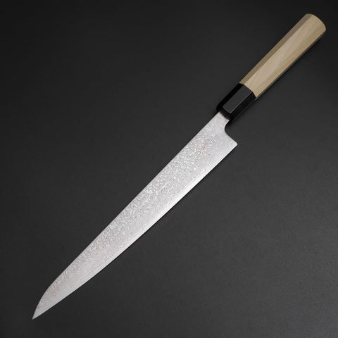 Sujihiki SLD Damascus Buffalo Magnolia Handle 240mm