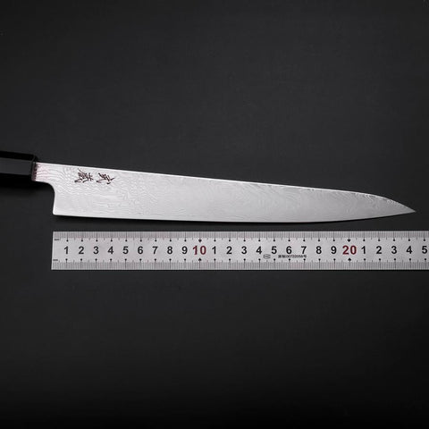 Sujihiki SLD Damascus Buffalo Magnolia Handle 240mm