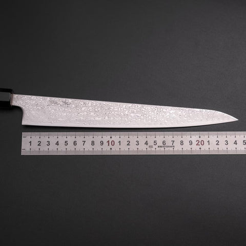 Sujihiki SLD Damascus Buffalo Magnolia Handle 240mm