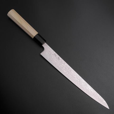 Sujihiki SLD Damascus Buffalo Magnolia Handle 240mm