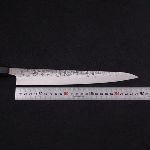 Sujihiki SLD Nashiji Washi Buffalo Ebony Handle 240mm