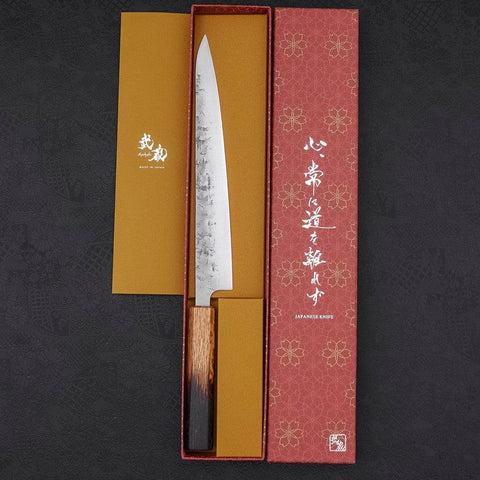 Sujihiki SLD Nashiji Washi Yaki Urushi Handle 240mm