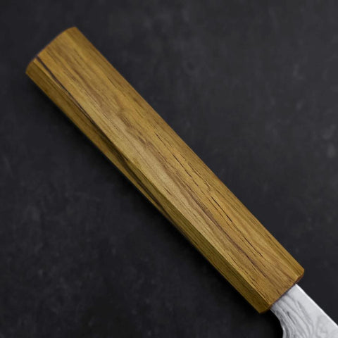 Sujihiki SLD Wave Damascus Oak Handle 240mm