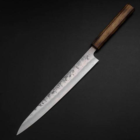 Sujihiki Silver Steel #3 Nashiji Sumi Urushi Handle 240mm