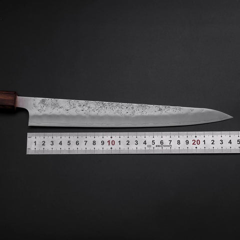 Sujihiki Silver Steel #3 Nashiji Sumi Urushi Handle 240mm