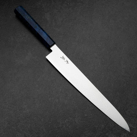 Sujihiki VG-10 Damascus Blue Birch Handle 270mm