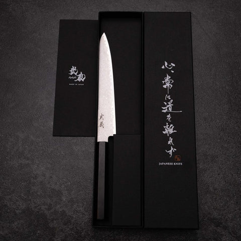 Sujihiki VG-10 Damascus Ebony Handle 180mm