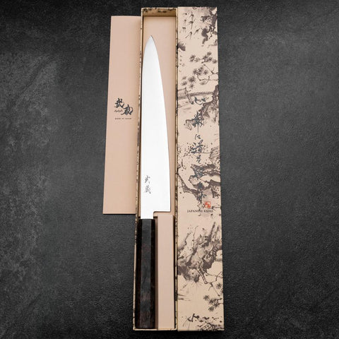 Sujihiki VG-10 Damascus Gray Birch Handle 270mm