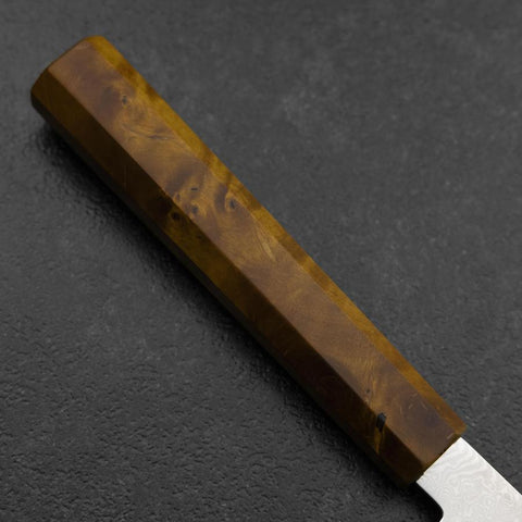 Sujihiki VG-10 Damascus Yellow-Brown Birch Handle 240mm
