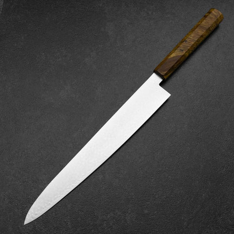 Sujihiki VG-10 Damascus Yellow-Brown Birch Handle 270mm