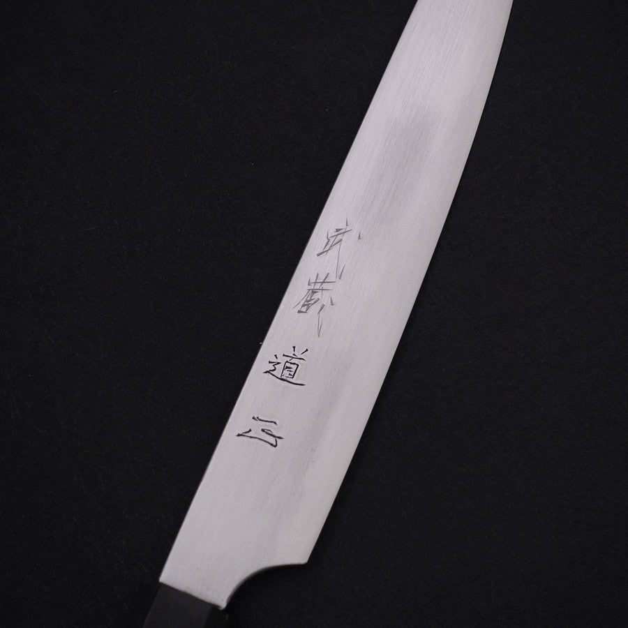 Sujihiki White Steel #2 Super Polished Buffalo Ebony Handle 170mm (6.7”)