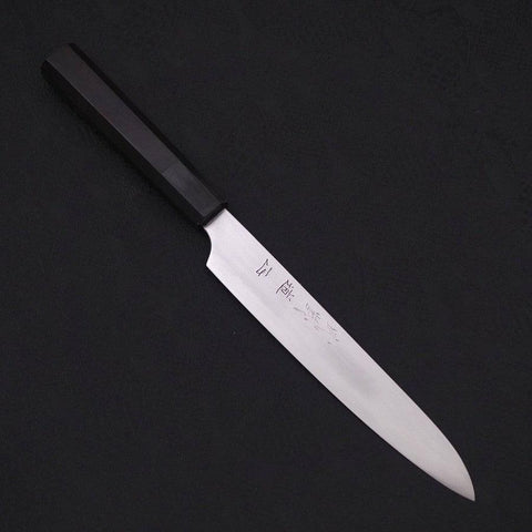 Sujihiki White Steel #2 Super Lucida Manico Bufalo Ebano 170mm