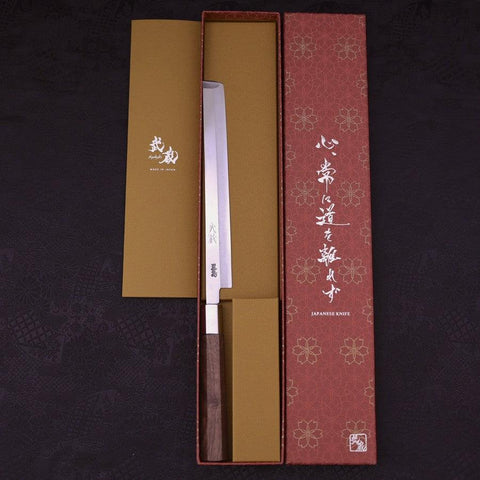 Takohiki Silver Steel #3 Walnut Handle 200mm (7.9”)