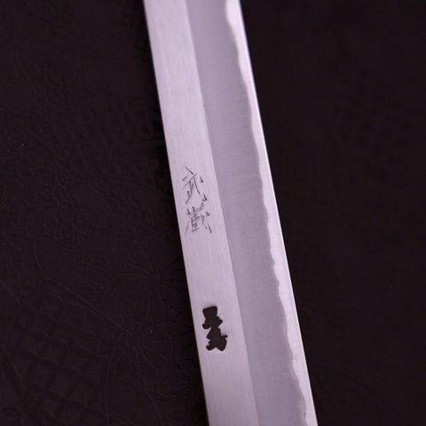 Takohiki Stainless Clad Blue Steel #2 Buffalo Ebony Handle 360mm