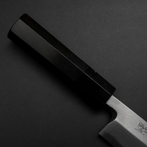 Unagisaki (Edo) Blue Steel #1 Hon-Kasumi Büffelhorn und Ebenholz Griff 150mm