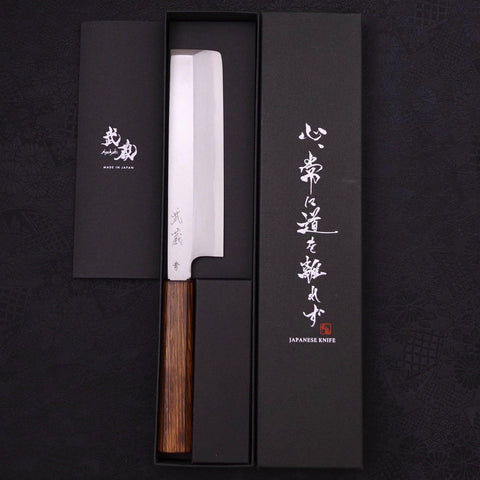 Usuba(Kanto) Blue Steel #2 Kasumi Sumi Urushi Handle 165mm