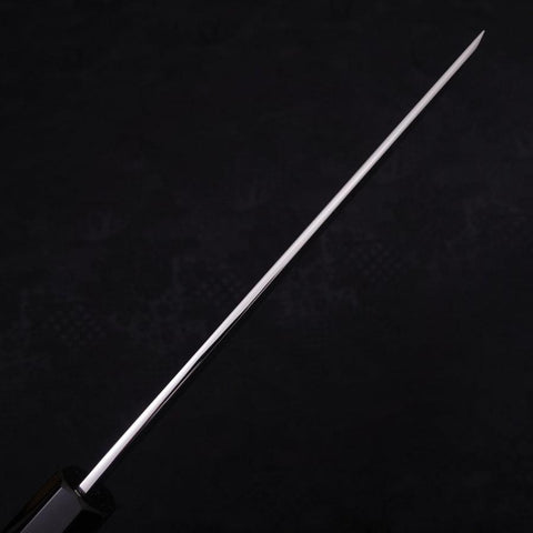 Usuba(Kanto) Honyaki Silver Steel #3 Mirror Finish Buffalo Ebony Handle 180mm
