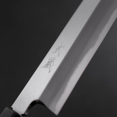 Usuba(Kanto) White Steel #2 Kasumi Buffalo Ebony Handle 165mm