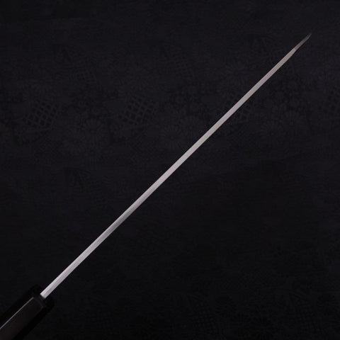 Yanagi Kiritsuke Blue Steel #2 Kasumi Buffalo Ebony Handle 240mm