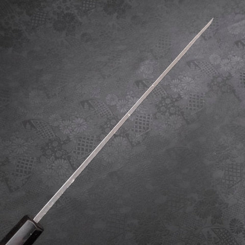 Yanagi Kiritsuke Blue Steel #2 Kurouchi Buffalo Ebony Handle 270mm