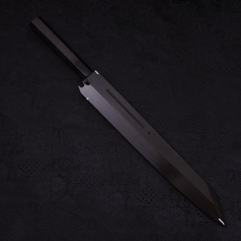 Yanagi Kiritsuke Silver Steel #3 Honyaki Mirror Buffalo Ebony Handle 270mm