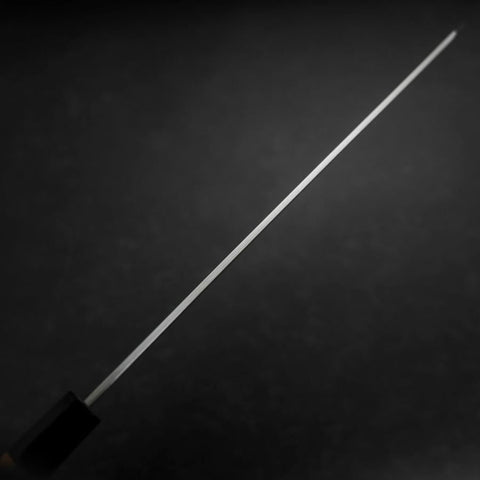 Yanagi Kiritsuke Silver Steel #3 Kasumi Buffalo Teak Handle 300mm