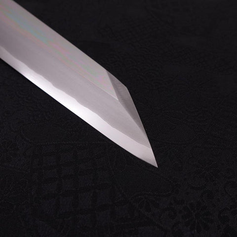 Yanagi Kiritsuke Silver Steel #3 Mirror Buffalo Ebony Handle 270mm