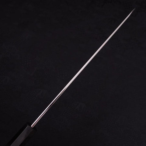 Yanagi Kiritsuke Silver Steel #3 Mirror Buffalo Ebony Handle 270mm
