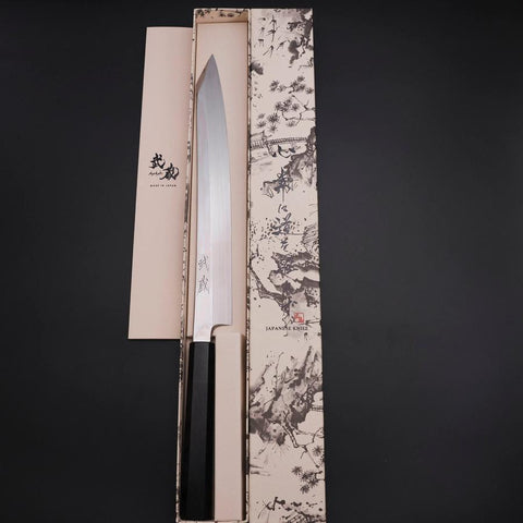 Yanagi Kiritsuke VG-10 Mirror Buffalo Ebony Handle 260mm