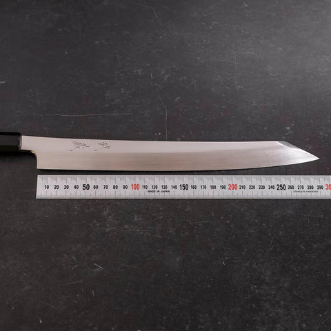 Yanagi Kiritsuke VG-10 Mirror Buffalo Ebony Handle 300mm