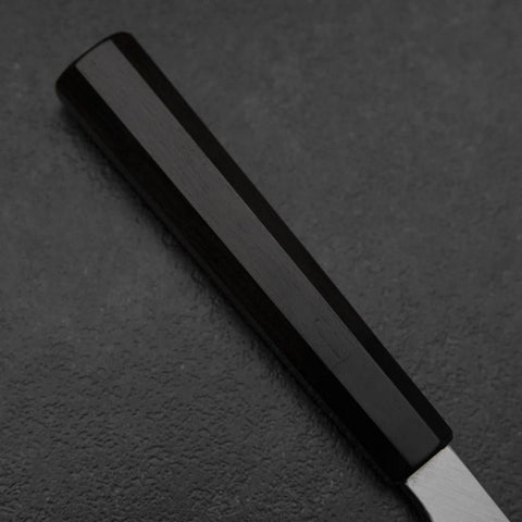 Yanagi Kiritsuke White Steel #2 Kasumi Buffalo Ebony Handle 270mm