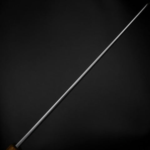 Yanagi Kiritsuke White Steel #2 Kasumi Yaki Urushi Handle 320mm