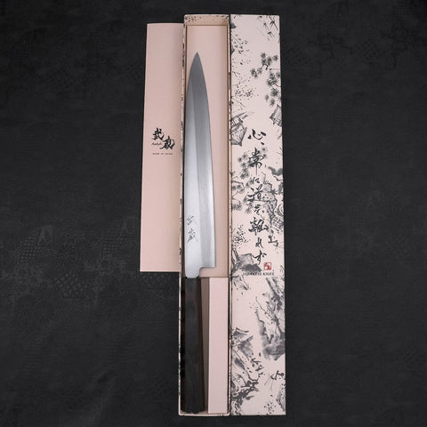 Yanagiba AUS-10 Polished Ebony Handle 270mm