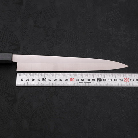 Yanagiba AUS-8 Polished Dark Blue Urushi Handle 210mm