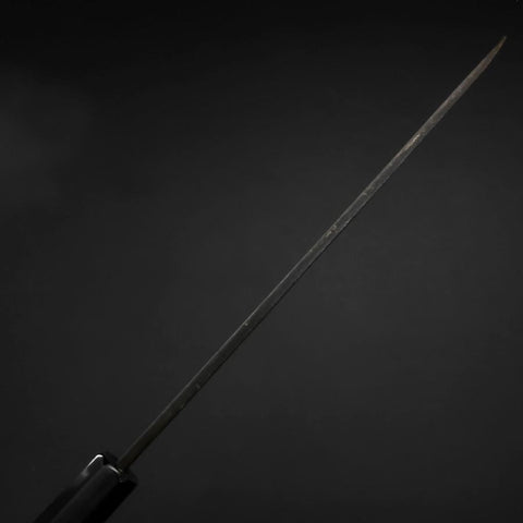 Yanagiba Blue Steel #2 Kurouchi Buffalo Ebony Handle 210mm