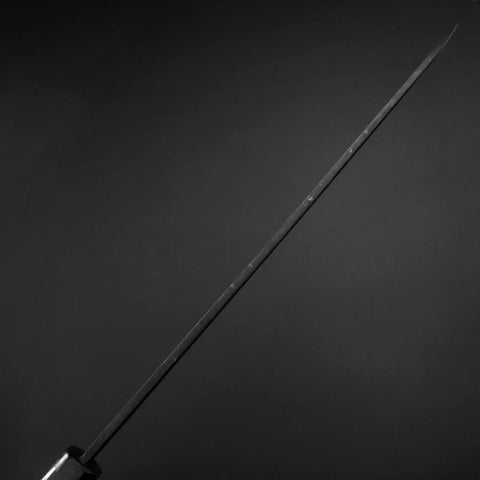 Yanagiba Blue Steel #2 Kurouchi Buffalo Ebony Handle 240mm